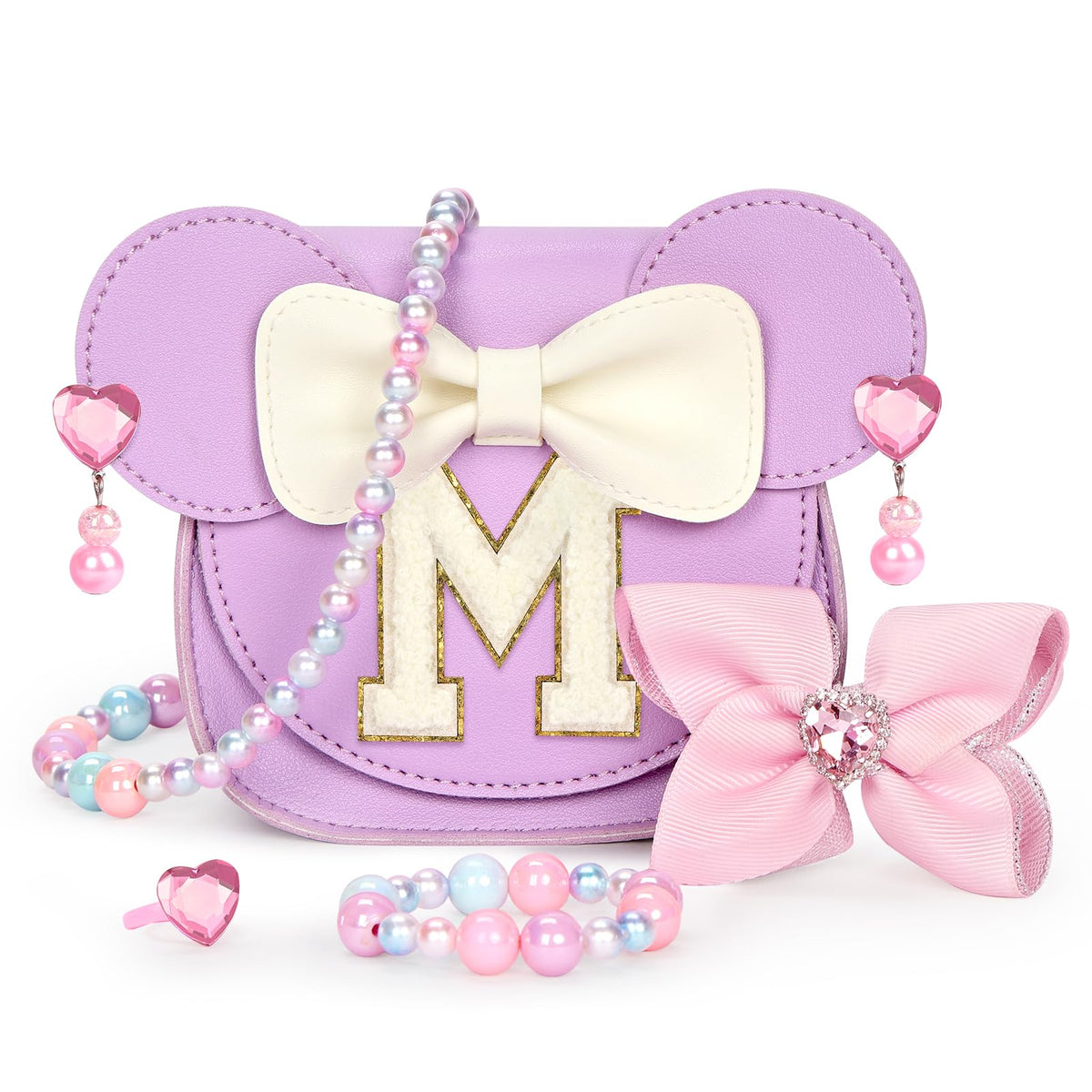 mibasies Toddler Purse Gifts for Girls: 3 Year Old Girl Gifts, Girl Toys Purse Set
