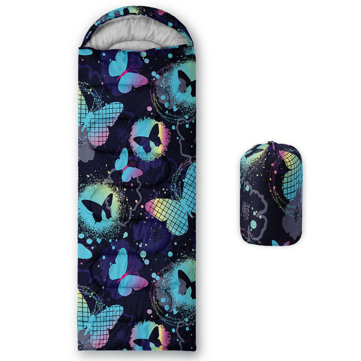 Kids Sleeping Bag for Boys Girls,3D Basketball Print-Lightweight Warm Portable Outdoor Indoor-Waterproof Cold Weather Resistant Sleeping Bag for Camping Hiking