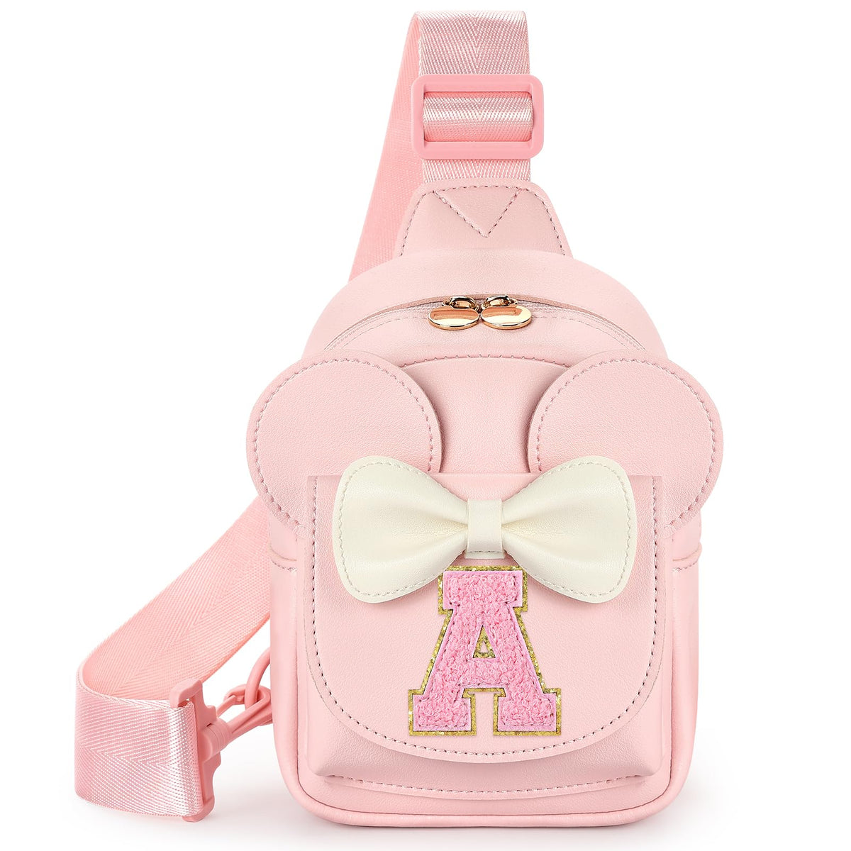 Mibasies Sling Bag for Girls Gift, Toddler Girl Toys, Pink O