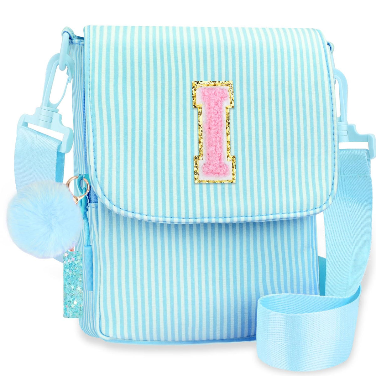 Crossbody Purse for Teen Girls Gifts - Girls Cell Phone Crossbody for Initial Kids Purse with Card Slots Personalized Pink R