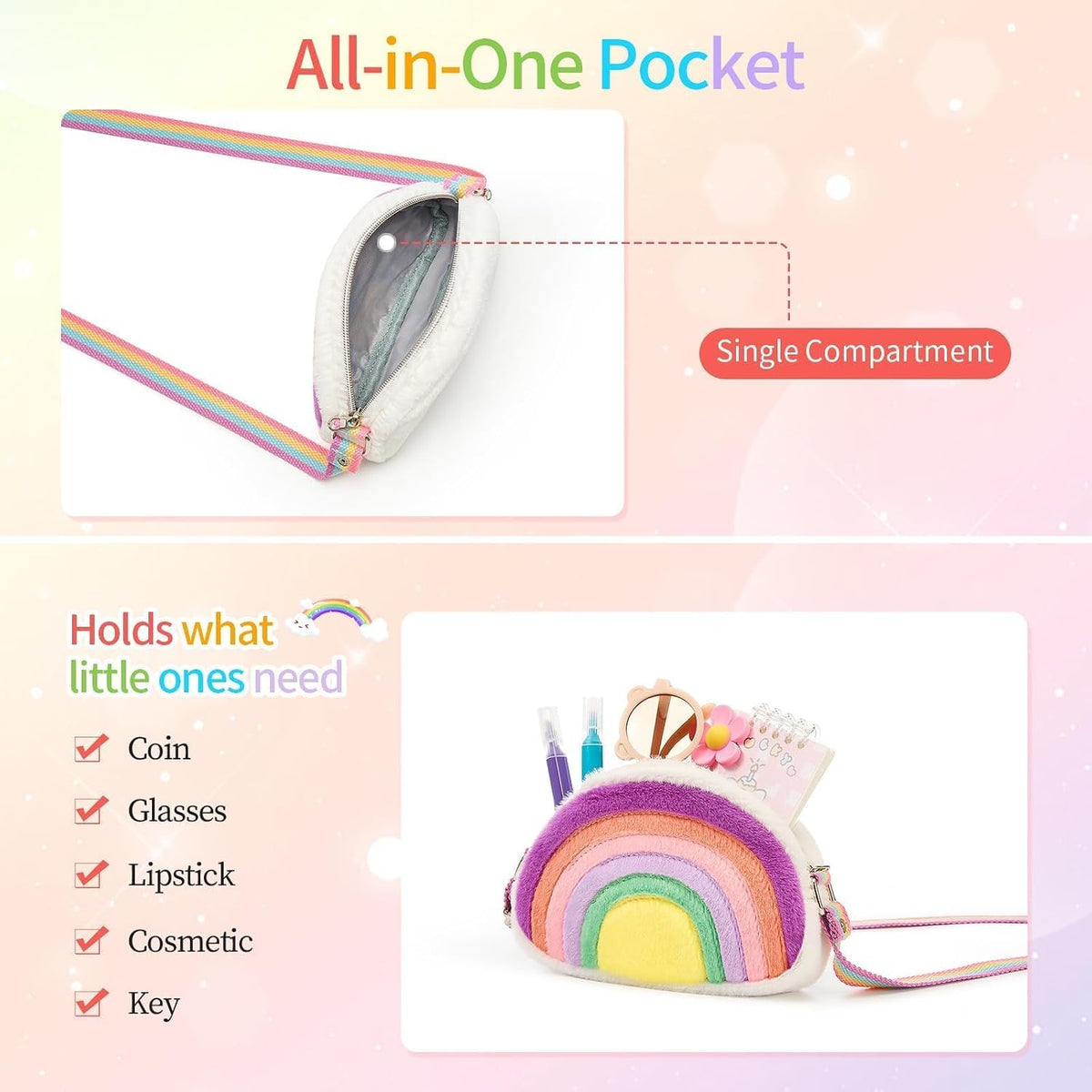 Toddler Purse Christmas Birthday Gifts for 3 4 5 6 7 8 Year Old Girls
