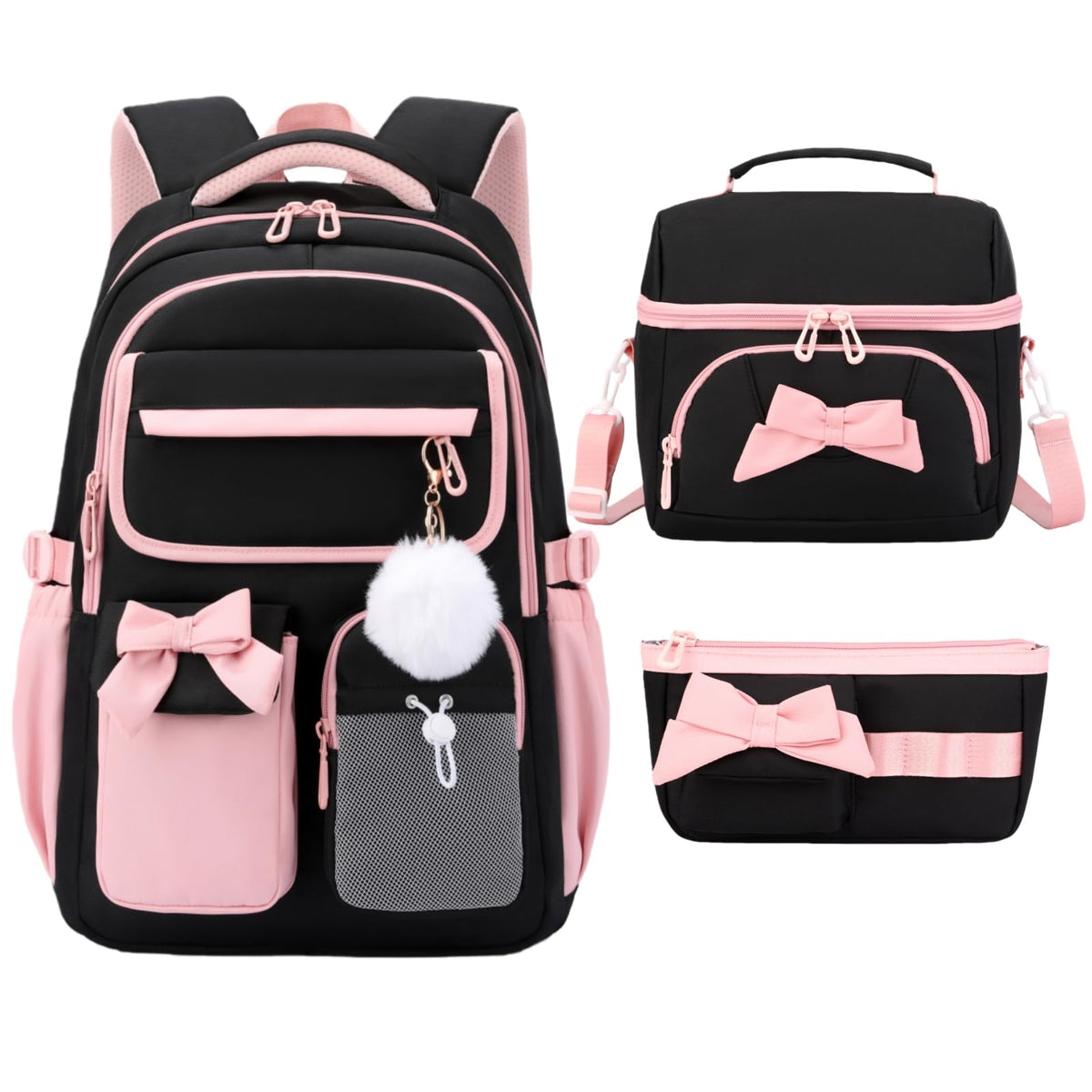 Girls Backpack School Bags Kids Elementary School Backpack for Girls Teens Cute Childrens Bookbags Casual Back Packs, Purple