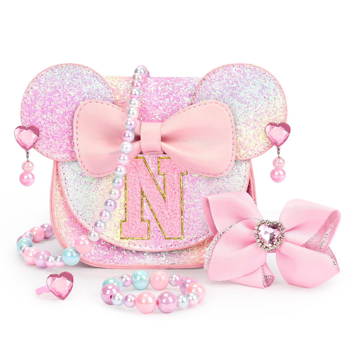 mibasies Toddler Purse Gifts for Girls: 3 Year Old Girl Gifts, Girl Toys Purse Set