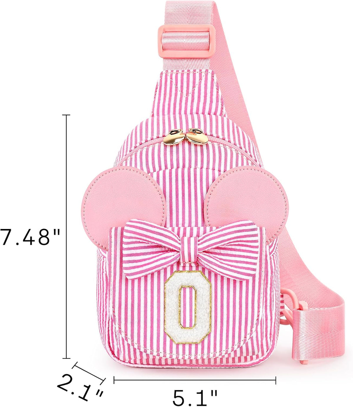 Mibasies Sling Bag for Girls Gift, Toddler Girl Toys, Pink O