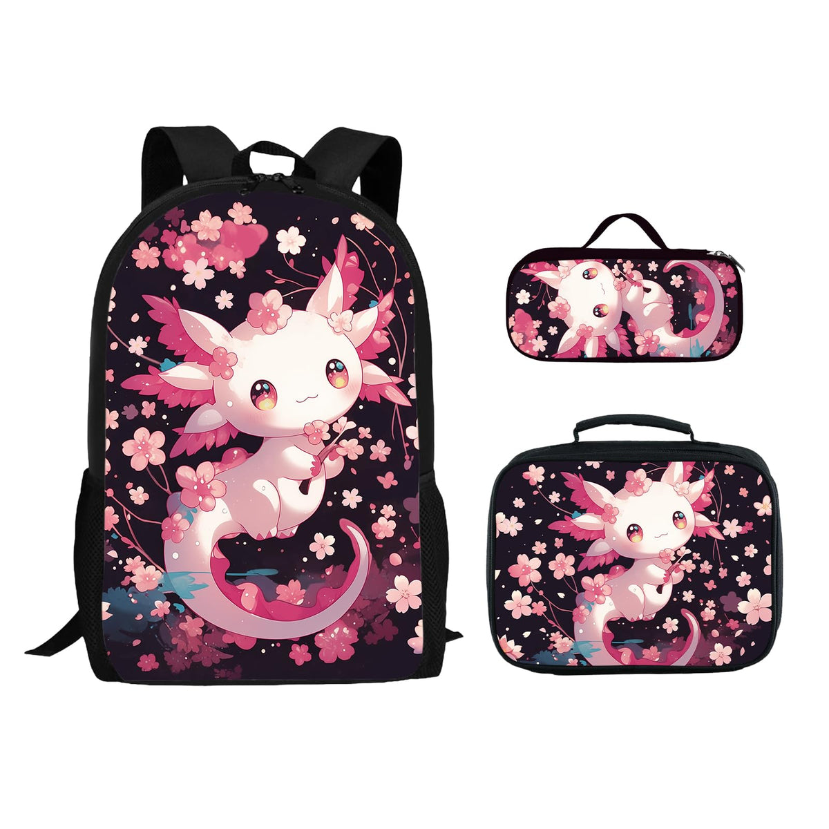 3PCS Car Backpack for Boys 17 Inch Kids Bookbag for School with Lunch Box and Pencil Case, Reusable School Backpacks Set for Kids Children Teens Elementary