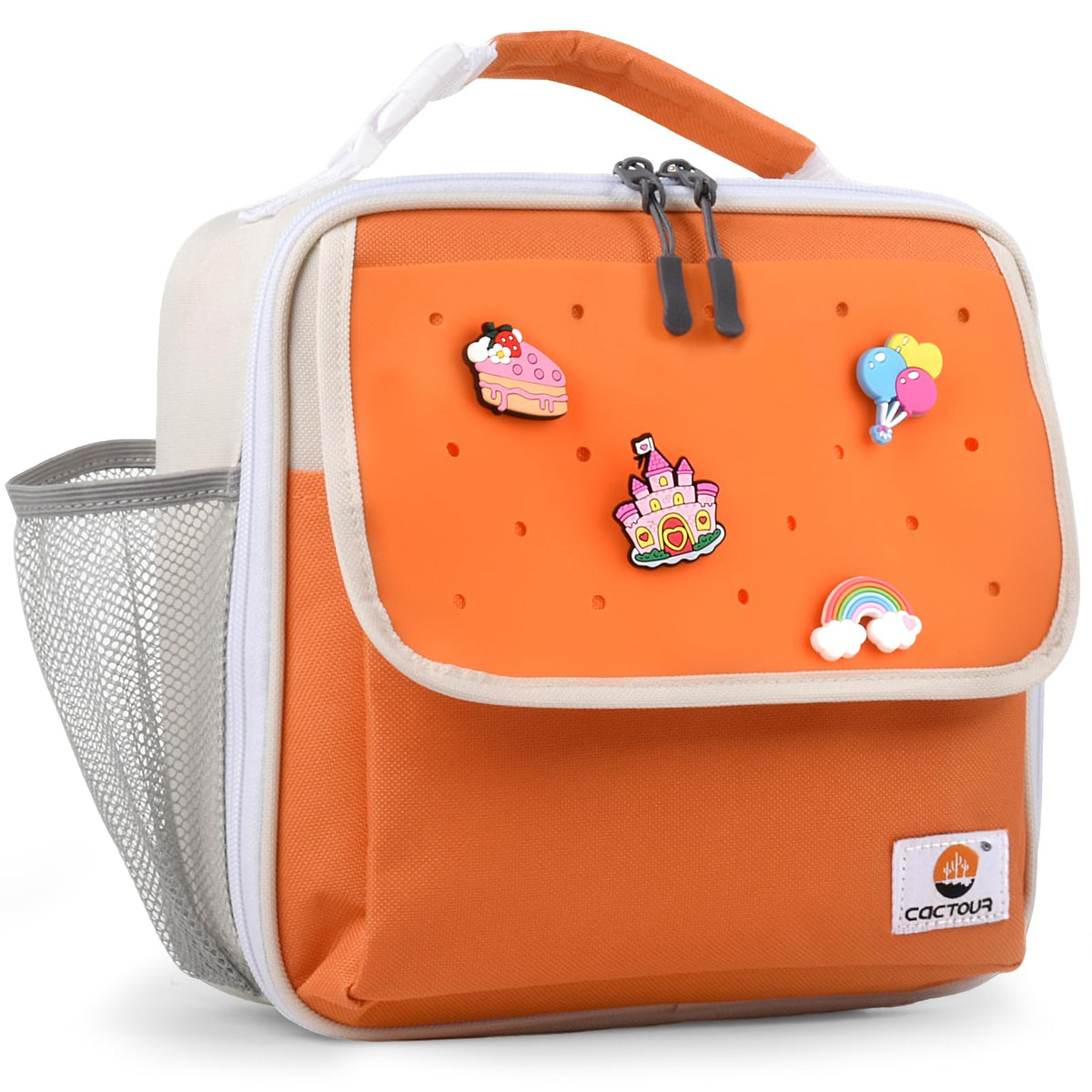 CaCTOUR Lunch Box for Men Women Adult,Premium Insulated Lunch Bag,Portable Small LunchBox for School Work Picnic (Black)