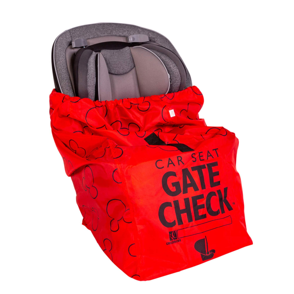 J.L. Childress Gate Check Travel Bag for Car Seats & Infant Carriers, Red