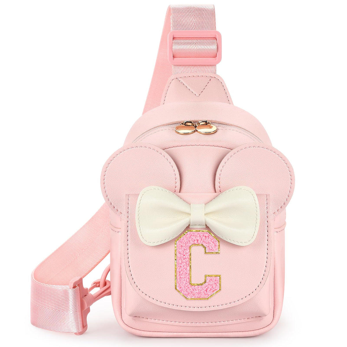 Mibasies Sling Bag for Girls Gift, Toddler Girl Toys, Pink O