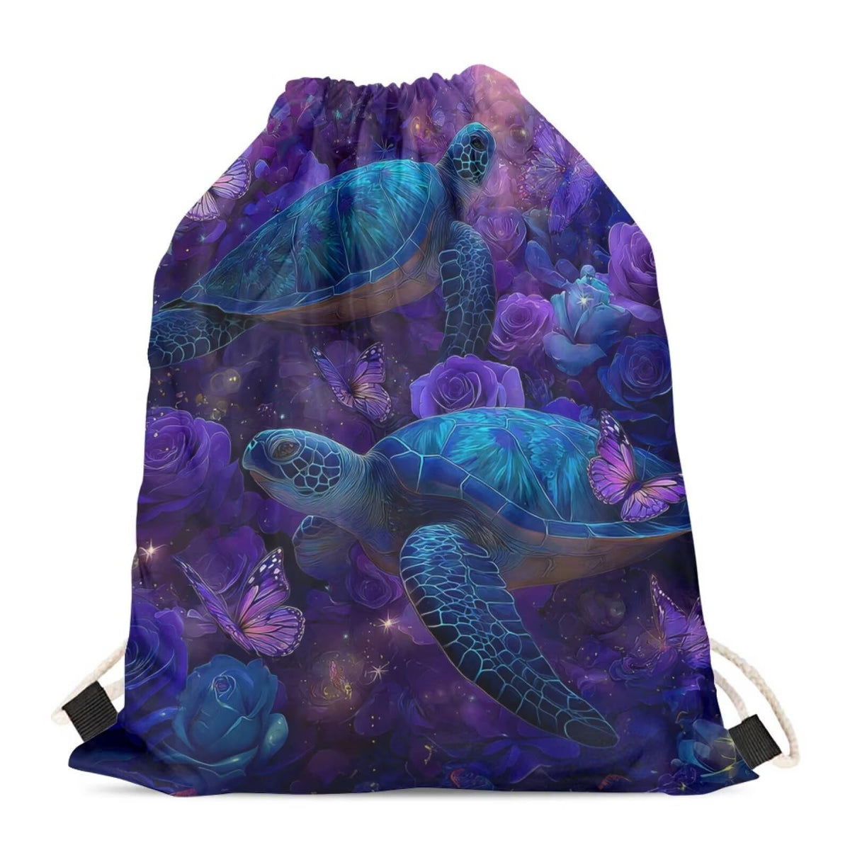 Upetstory Sunflower Giraffe Drawstring Backpack Cinch Sackpack for Women Medium Gym Bag Lightweight Draw String Bag Sports Yoga Rucksack Swim Travel Day Pack