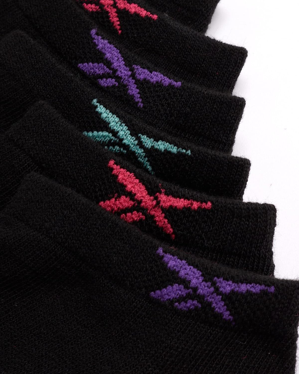 Reebok Girls Low Cut Socks 6 Pack Lightweight Performance Athletic Socks