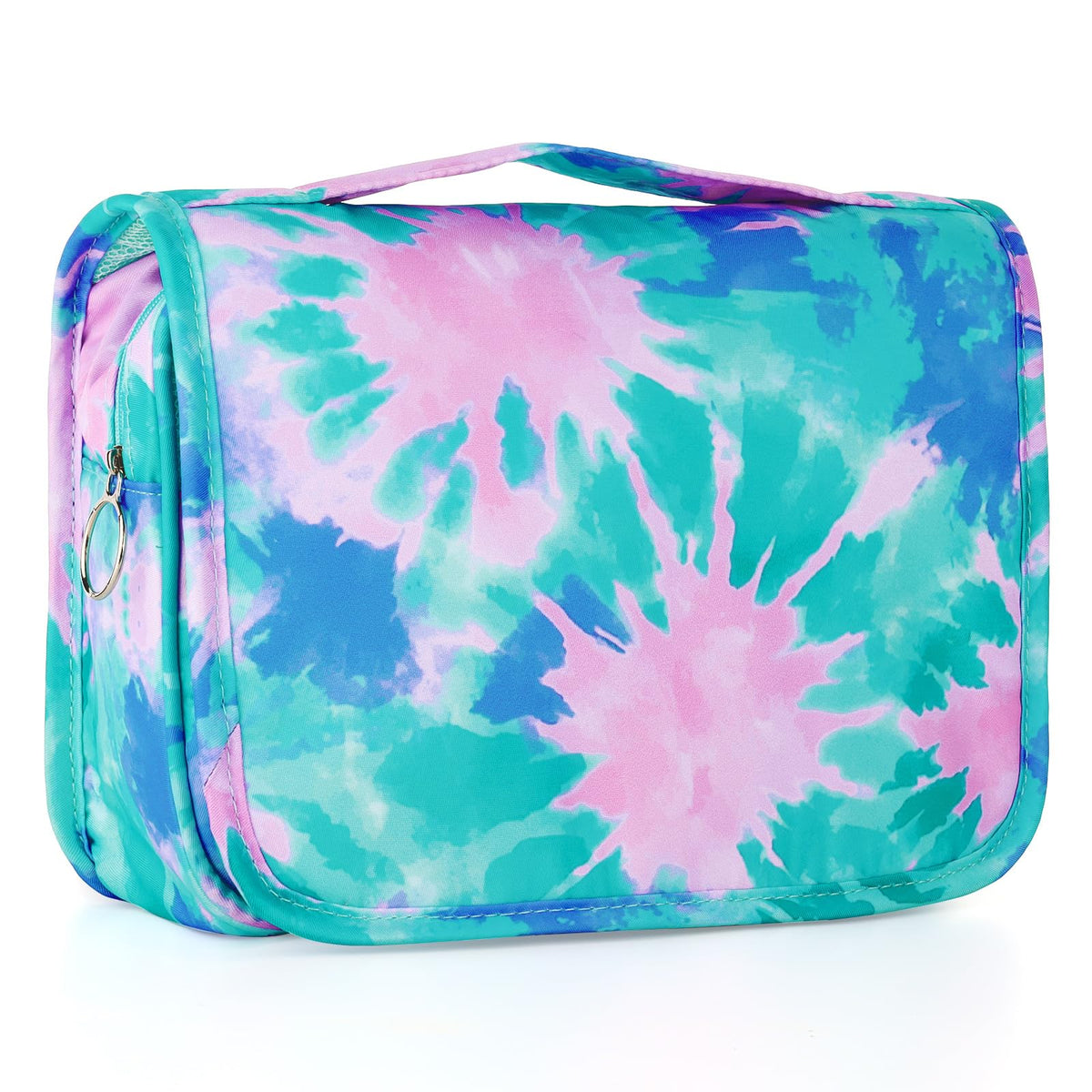 Kids Hanging Toiletry Bag for Girls, Travel Toiletry Bag for Little Young Girls Cosmetic Makeup Waterproof Wash Bag Toddler Traveling Toiletries, Unicorn Purple