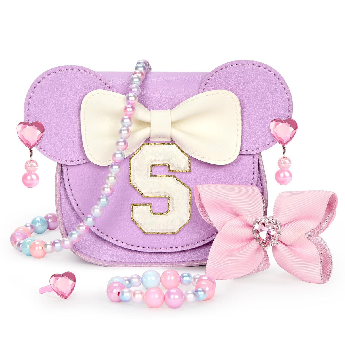 mibasies Toddler Purse Gifts for Girls: 3 Year Old Girl Gifts, Girl Toys Purse Set