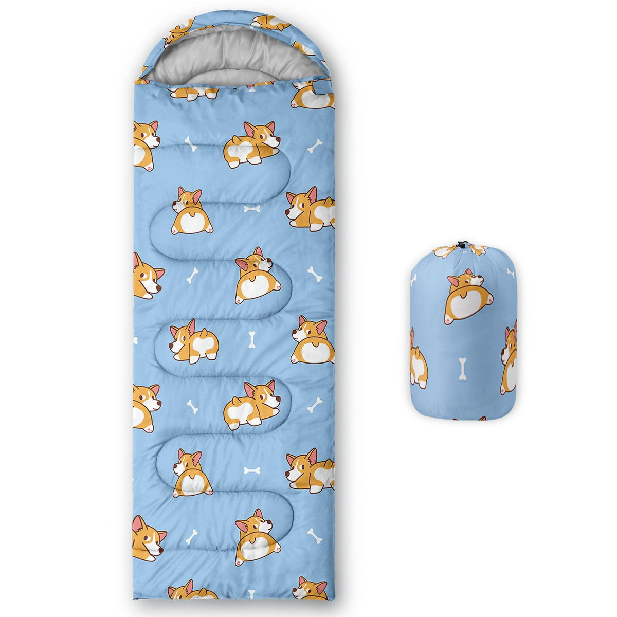 Kids Sleeping Bag for Boys Girls,3D Basketball Print-Lightweight Warm Portable Outdoor Indoor-Waterproof Cold Weather Resistant Sleeping Bag for Camping Hiking