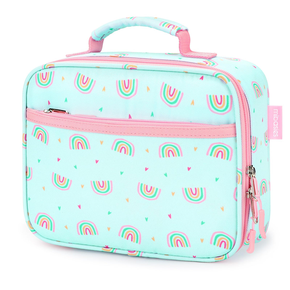 mibasies Kids Lunch Box for Girls, Insulated Lunch Bag School Kindergarten