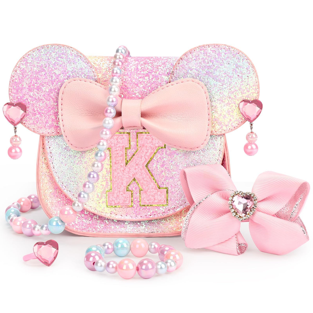 mibasies Toddler Purse Gifts for Girls: 3 Year Old Girl Gifts, Girl Toys Purse Set