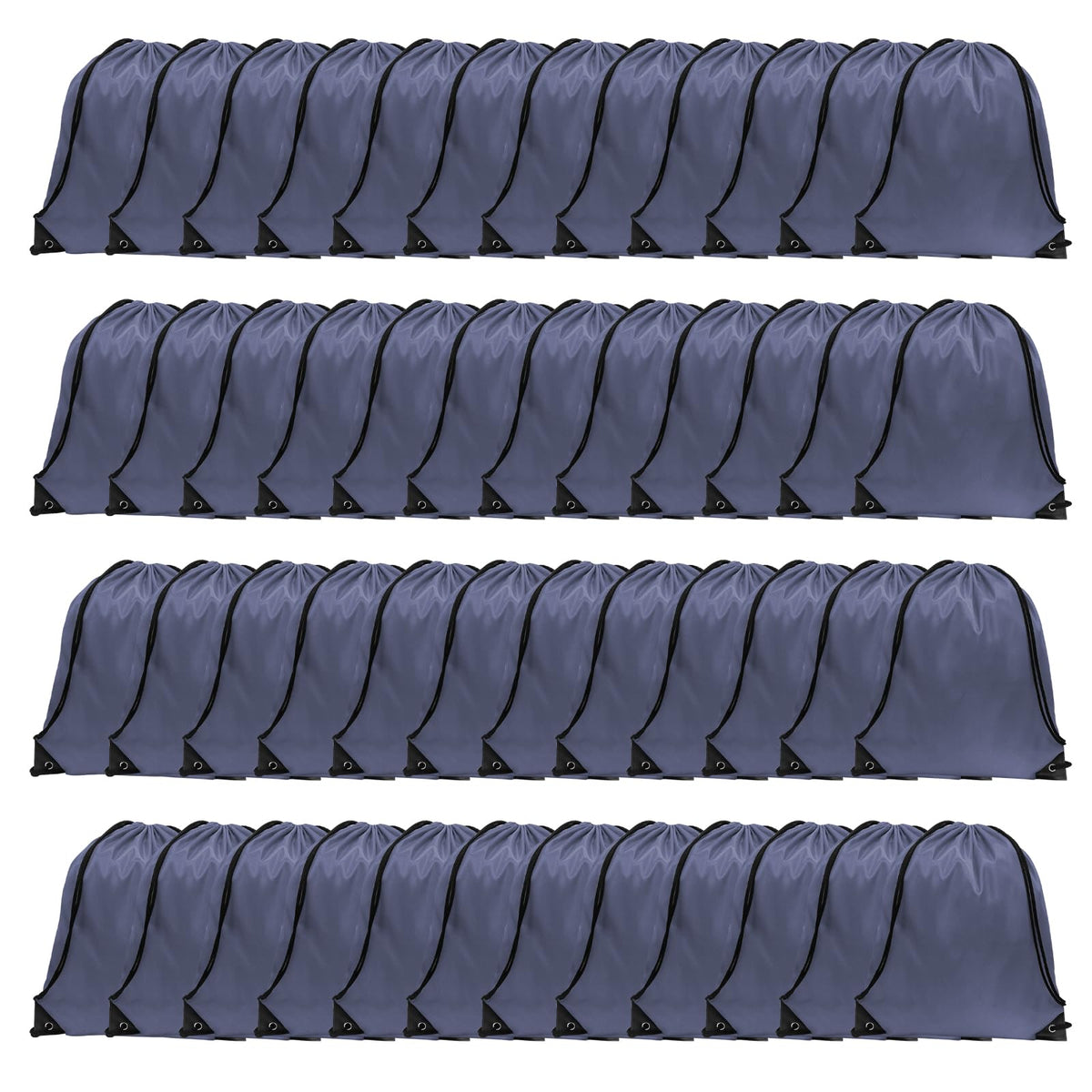 GoodtoU Drawstring Bags Bulk 40 Pack, Drawstring Backpack Cinch Bags for Kids & Adults, Lightweight Nylon String Backpacks for School Gym Travel Party Favors Goodie Bags Events Party Favors & Homeless