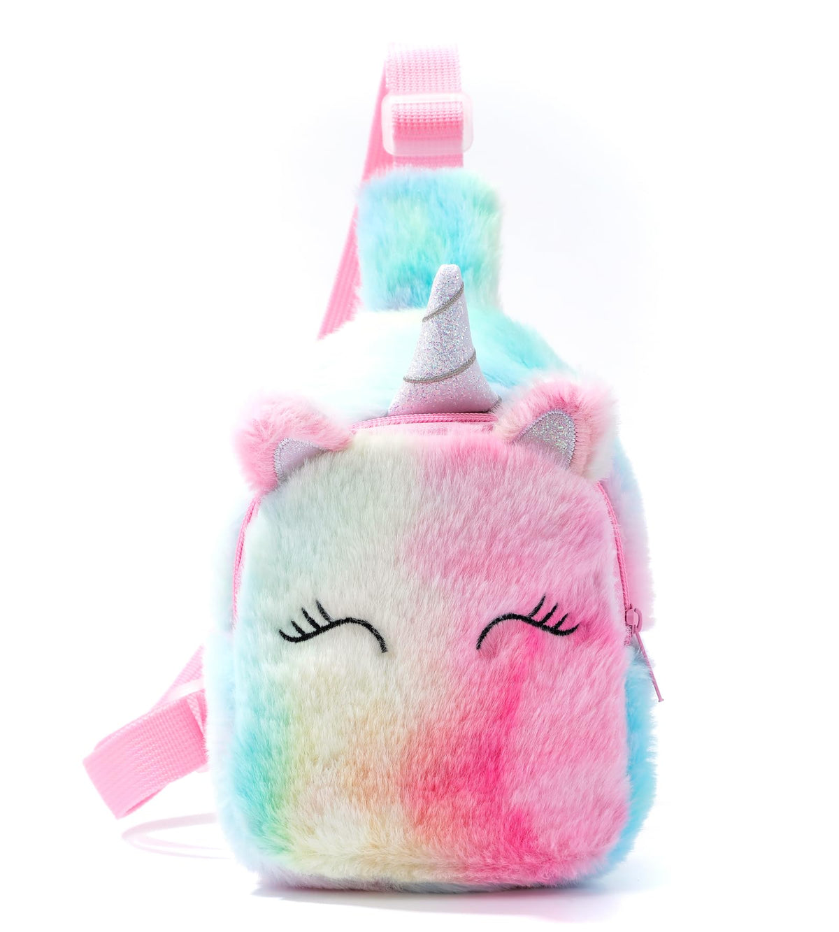 Kids Crossbody Bag Kids Sling Bags, Small Plush Sling Bag for Kids Travel Bag for Kids, Unicorn Sling Bag for Girls