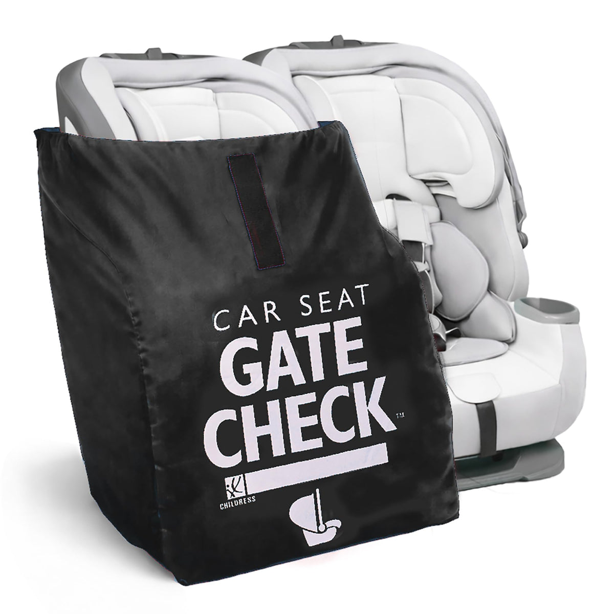 J.L. Childress Gate Check Travel Bag for Car Seats & Infant Carriers, Red