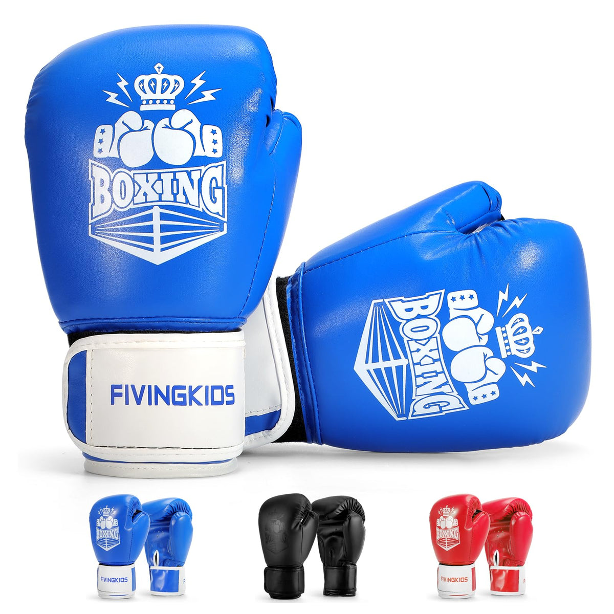 Kids Boxing Gloves for Sparring,Punching Bag,MMA Training,Ages 3-15