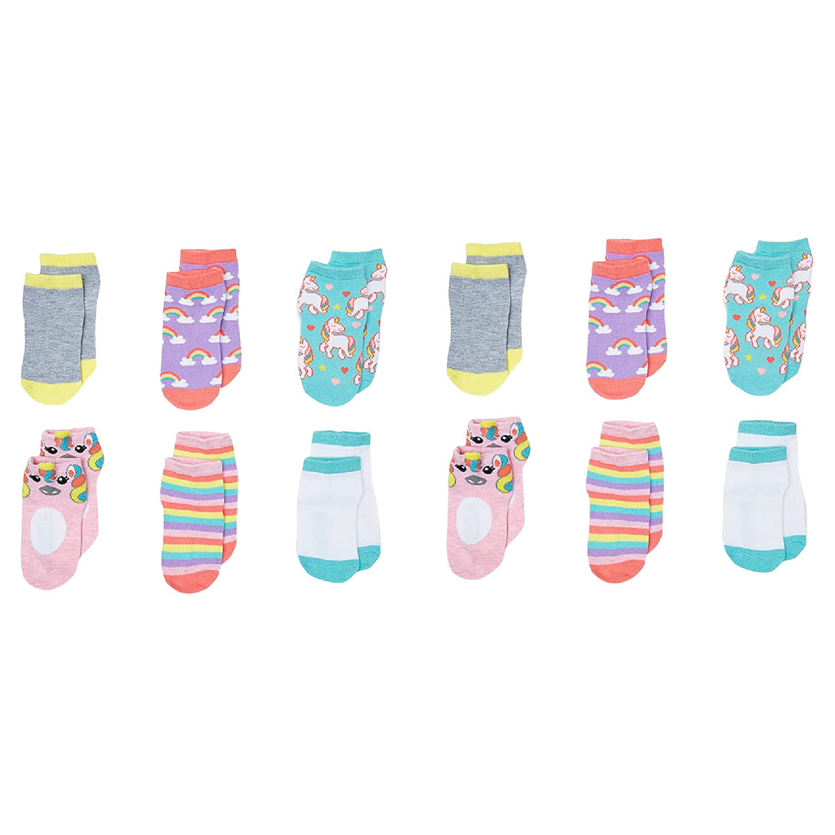 Cherokee Baby Girls' 12 Pack Shorty Ankle Socks