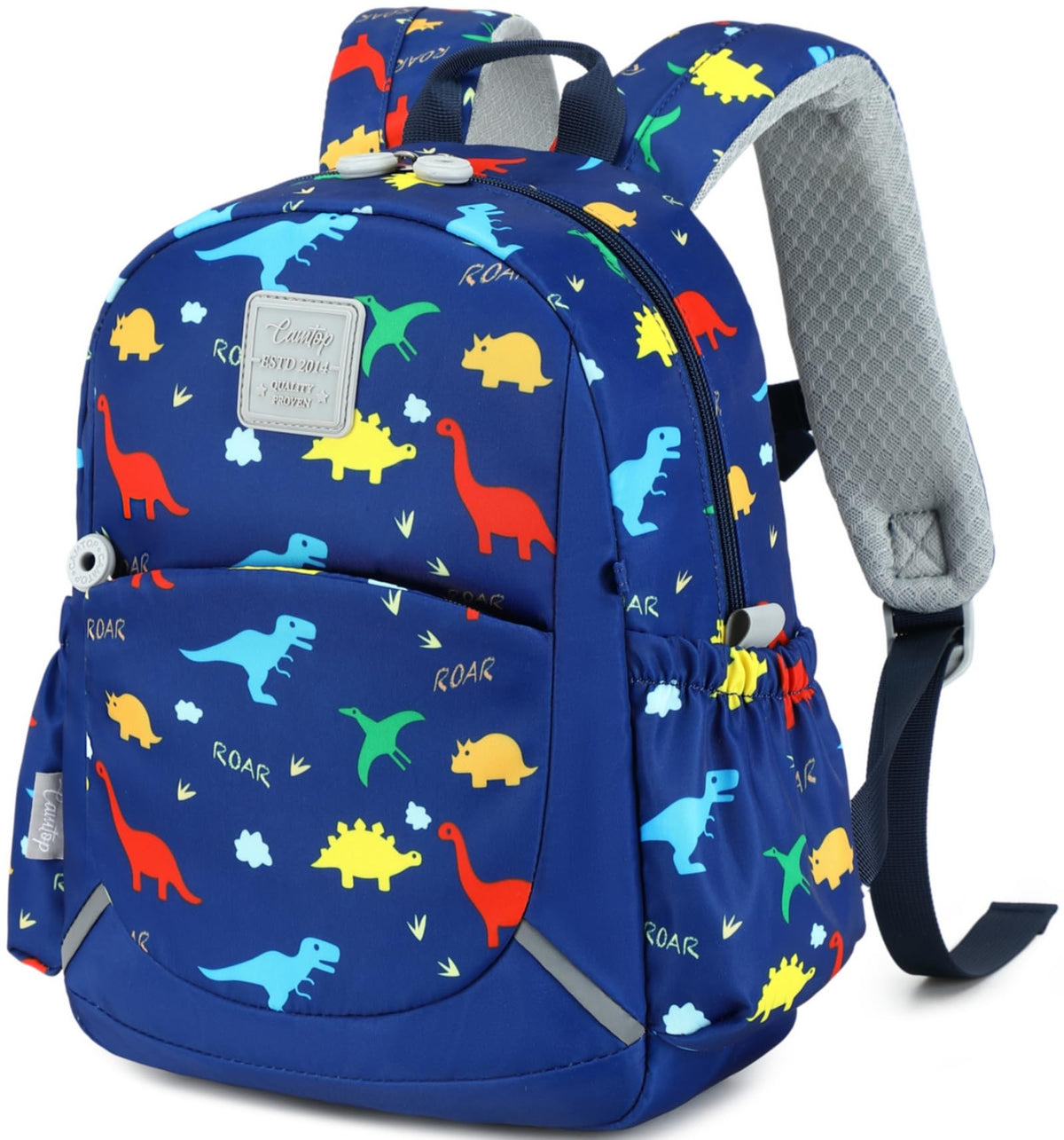 CAMTOP Toddler Backpack for Boys Girls 2-4, 12" H Kids Backpacks for Kindergarten Preschool, Small Bookbag for Daycare Travel (Black, 12''- Not fit A4 folder)