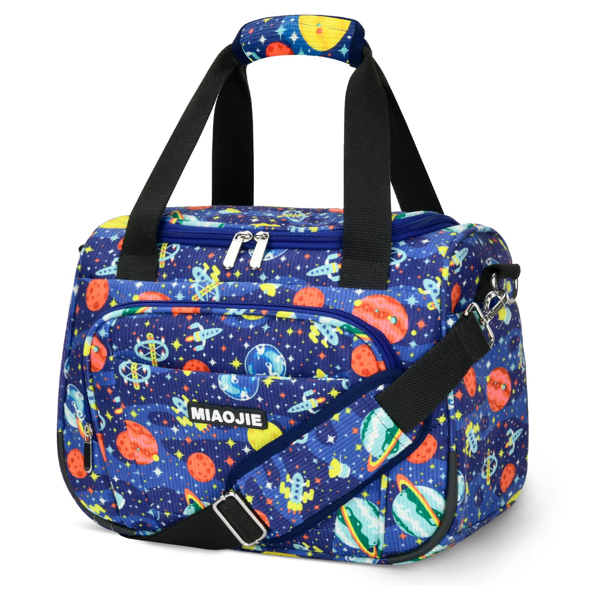 Kids Duffle Bag for Girls Boys, Kids Travel Bags -14IN Outer Space