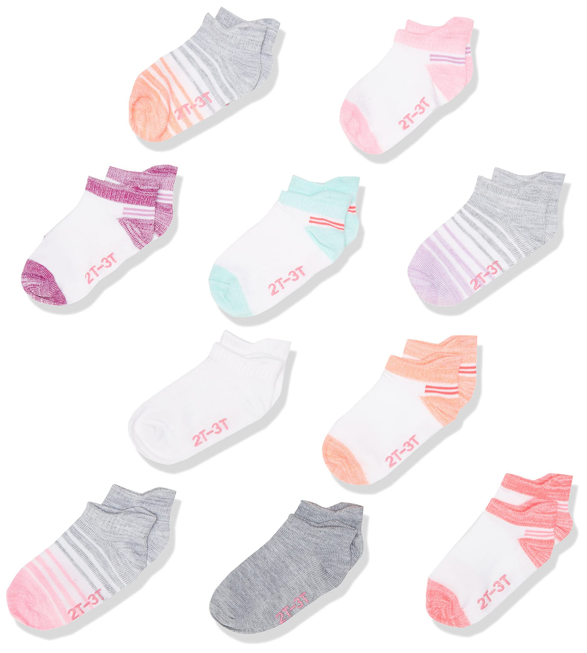 Hanes Baby And Toddler Socks, Non-slip Grip Ankle Socks, Boys' and Girls', Multipacks