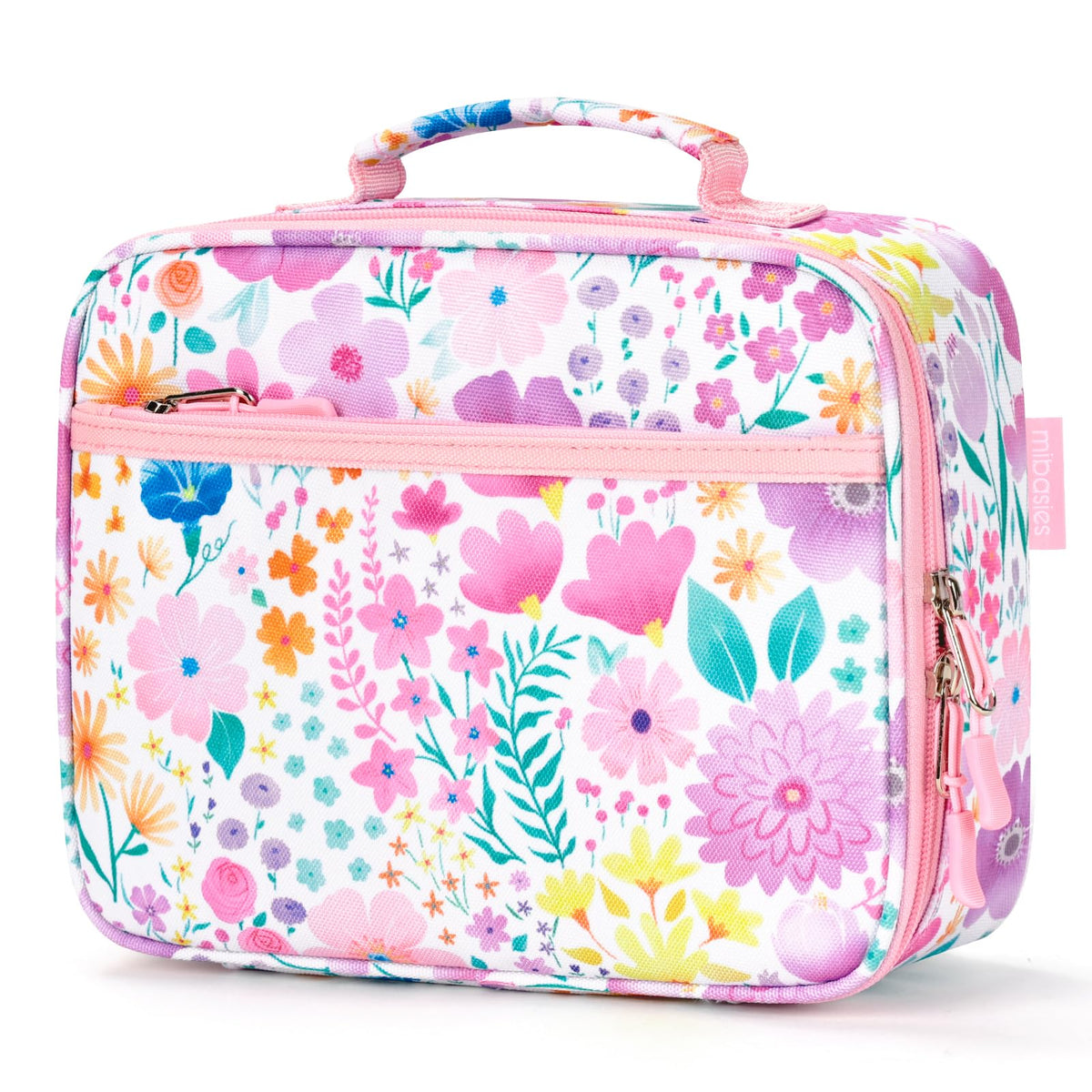mibasies Kids Lunch Box for Girls, Insulated Lunch Bag School Kindergarten