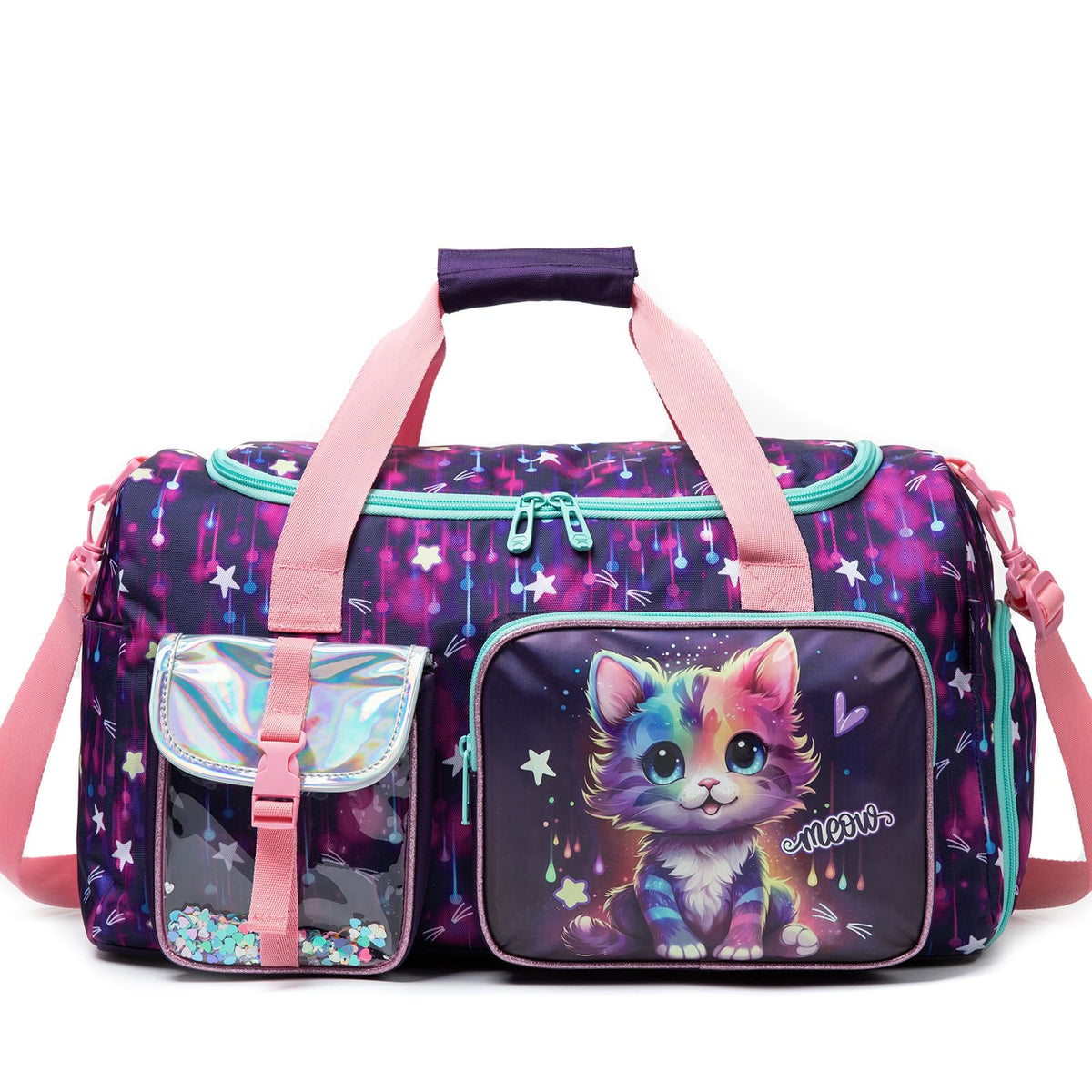 Kids Duffle Bag Boys Overnight Bag for Kids Weekender Travel Bags for Boys Sports Gym Tennis Bags with Shoe Compartment