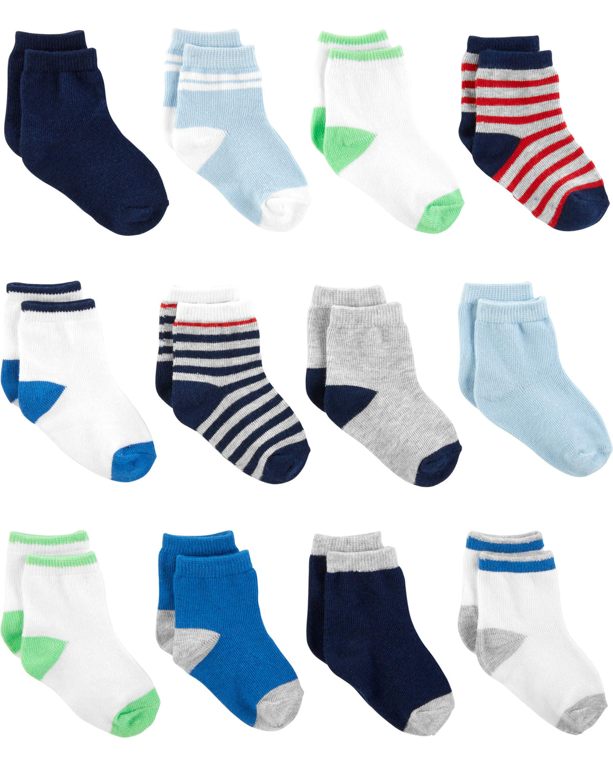 Simple Joys by Carter's baby-boys 12-pack Neutral Sock Low