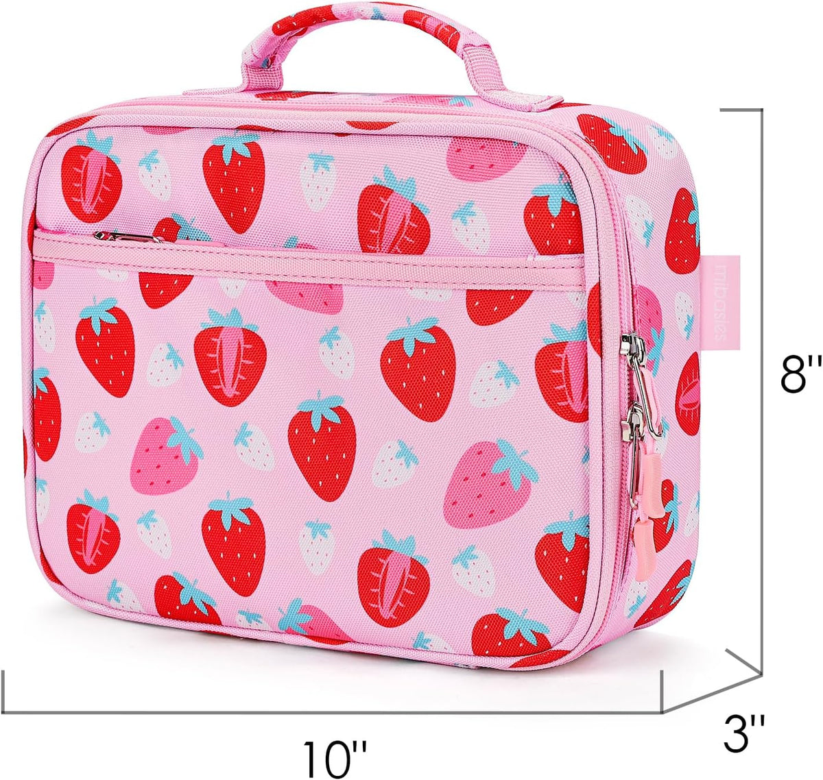 mibasies Kids Lunch Box for Girls, Insulated Lunch Bag School Kindergarten