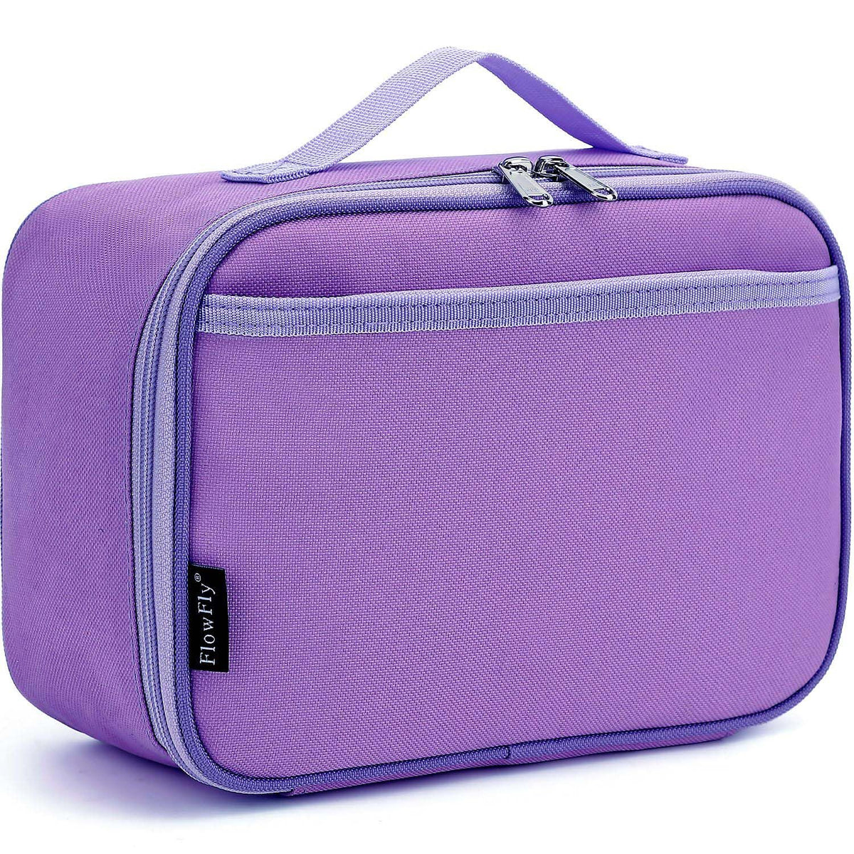 FlowFly Kids Lunch box Insulated Soft Bag Mini Cooler Back to School Thermal Meal Tote Kit for Girls, Boys, Car