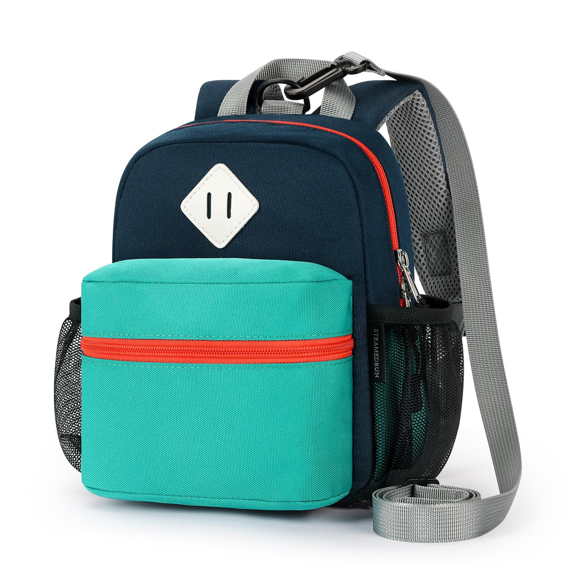 STEAMEDBUN Toddler Backpack for Boys 2-4,Kindergarten Backpack for Boys,Preschool Backpack,Mini