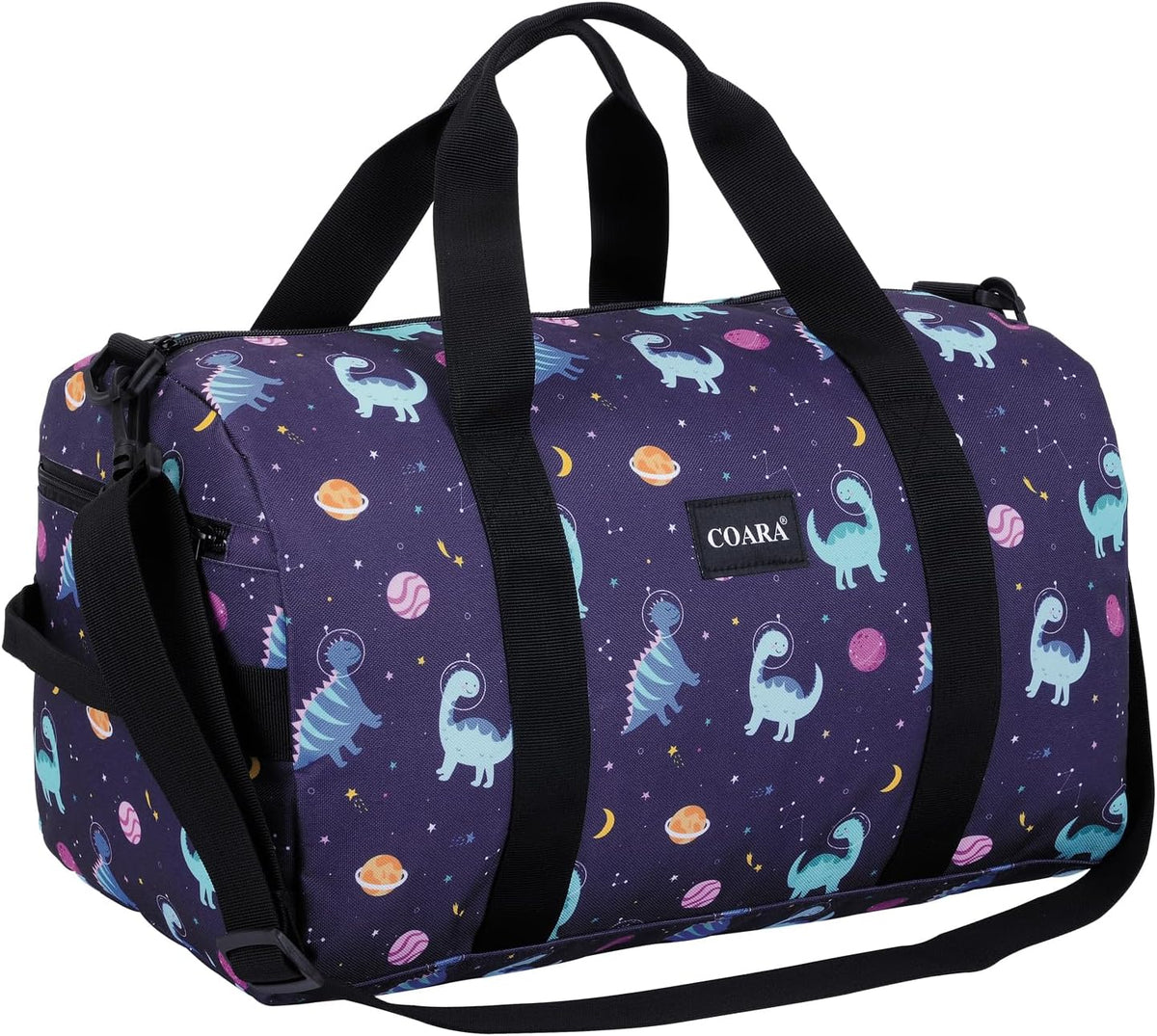 Kids Duffle Bag Overnight Travel Sports Weekender Duffel Bag for Boys Girls