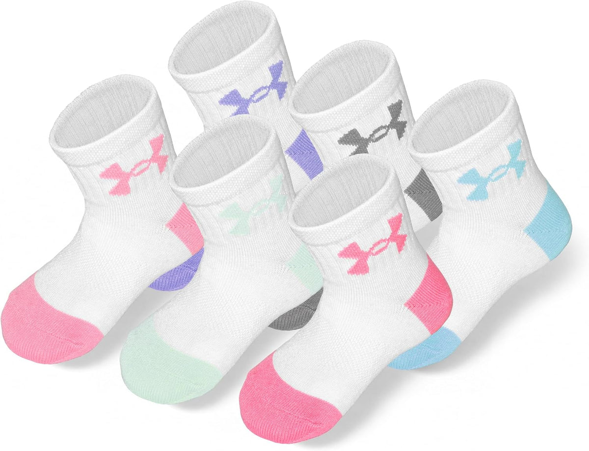 Under Armour girls Multi Pack Quarter Sock