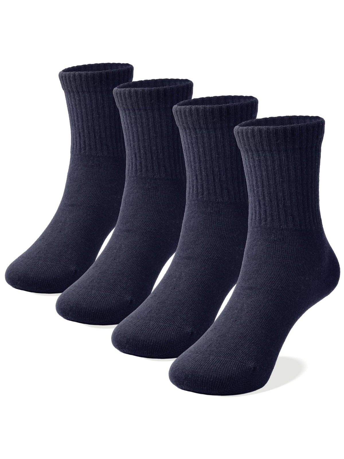 COTTON DAY Unisex School Kids Boys Girls Soft Combed Cotton Athletic Socks