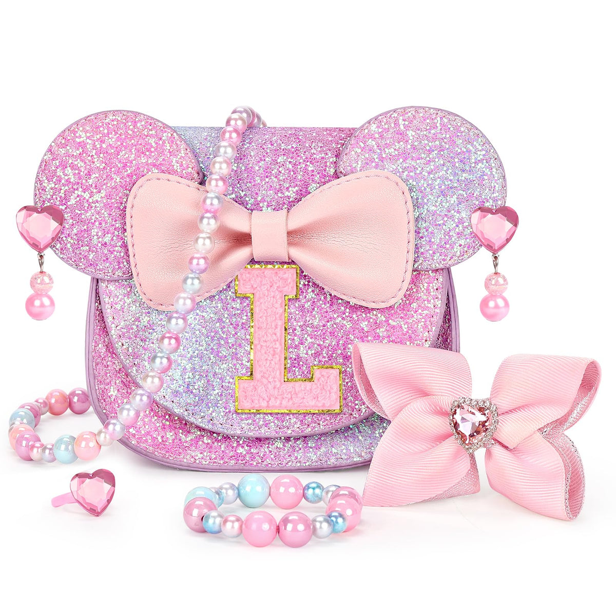 mibasies Toddler Purse Gifts for Girls: 3 Year Old Girl Gifts, Girl Toys Purse Set
