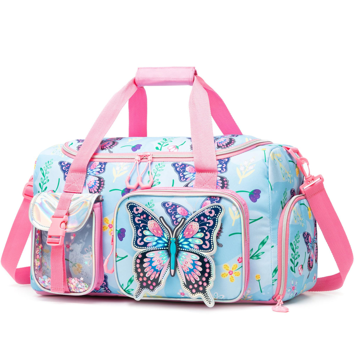 Kids Duffle Bag Boys Overnight Bag for Kids Weekender Travel Bags for Boys Sports Gym Tennis Bags with Shoe Compartment