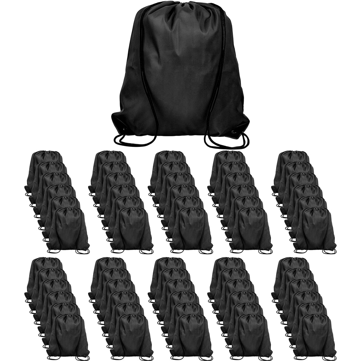 10 Colors Drawstring Backpack Bags Sack Pack Cinch Tote Sport Storage Polyester Bag for Gym Traveling