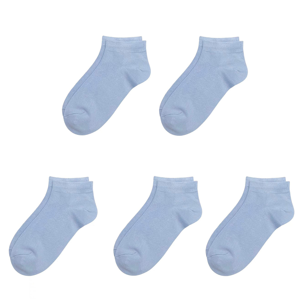 SERISIMPLE Viscose Bamboo School Socks Ankle Super Soft Kids Socks Stretch Cuffs Athletic Socks Odor Anti-odor 5 Pairs