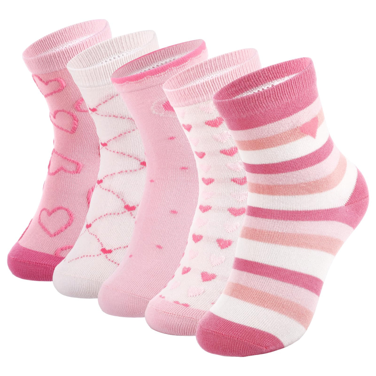 Girls Kids Crew Athletic Socks Cotton Breathable