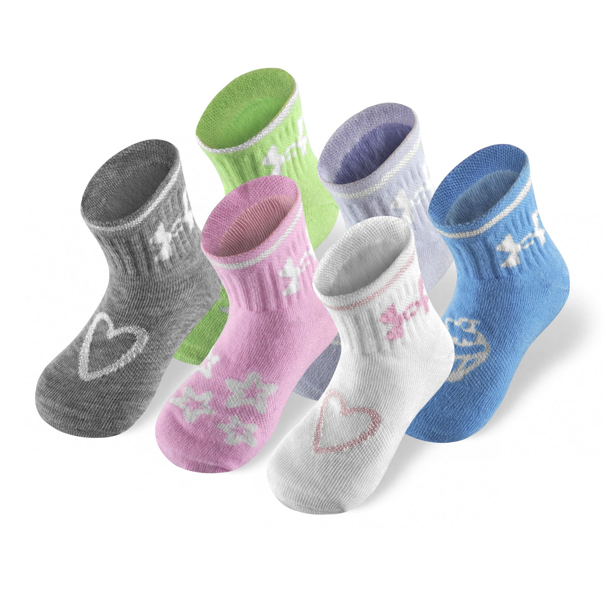 Under Armour girls Multi Pack Quarter Sock