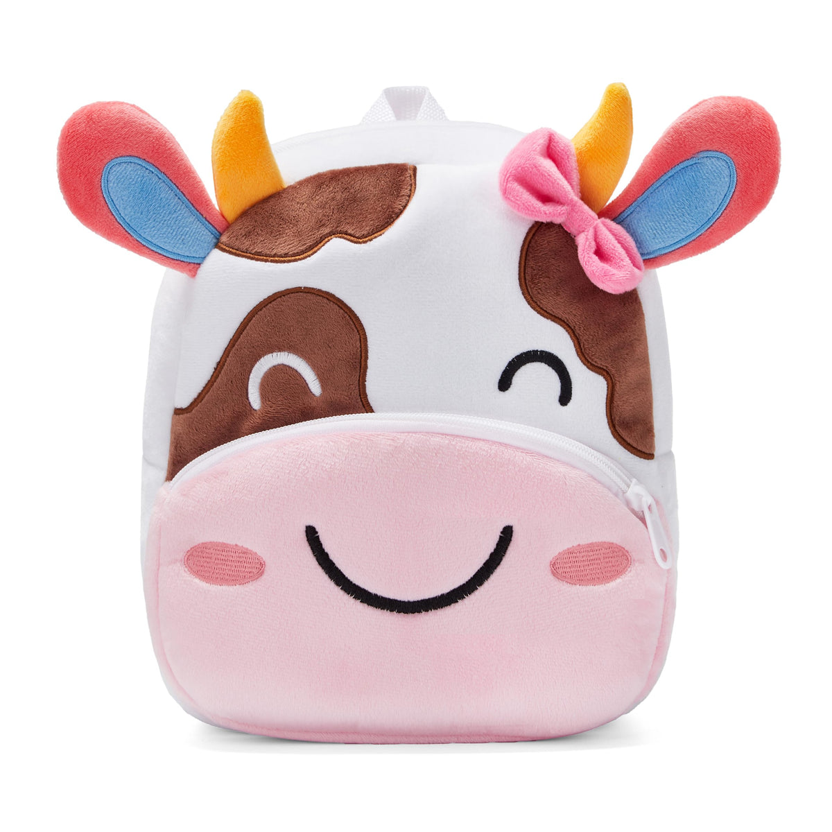 NICE CHOICE Cute Toddler Backpack Toddler Bag Plush Animal Cartoon Mini Travel Bag for Baby Girl Boy 2-6 Years(Pink Butterfly)