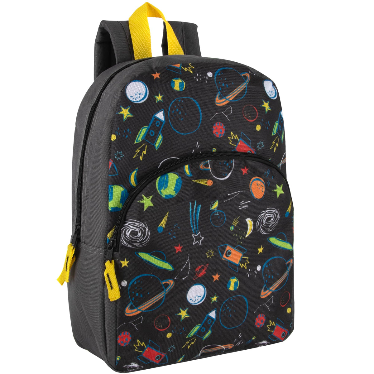 Trail maker 15 Inch Kids Backpacks for Boys & Girls | Preschool, Kindergarten, Elementary School Backpacks with Adjustable, Padded Straps (Radiant Rainbows)