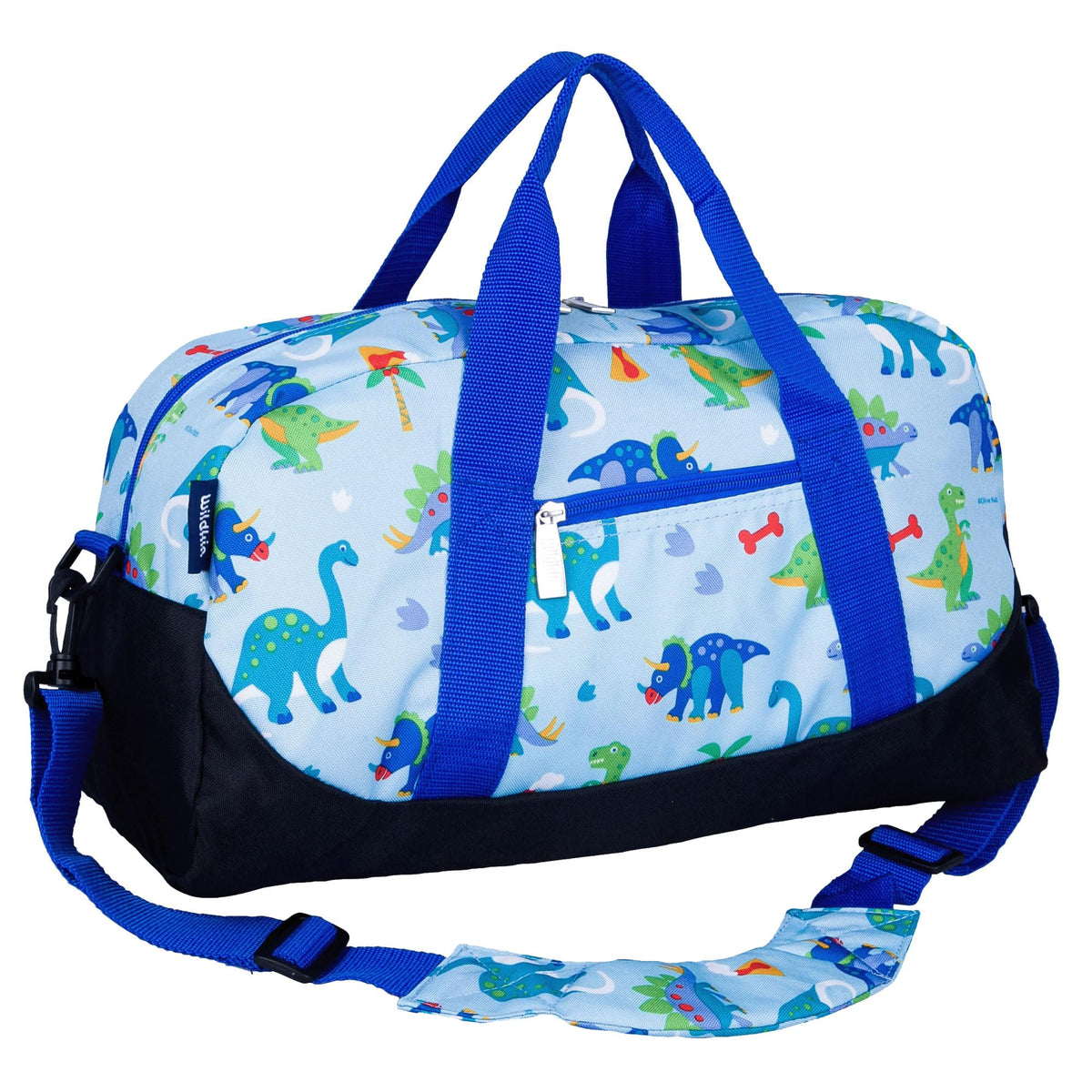 Wildkin Overnighter Duffel Bag for Kids, Trains, Planes, and Trucks