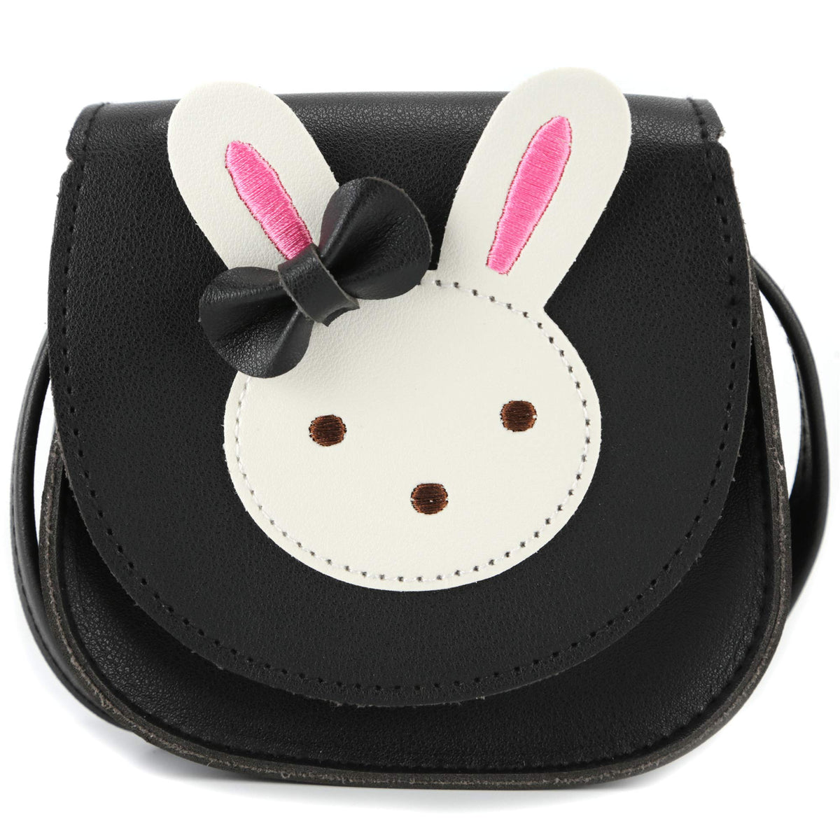 Little Mouse Ear Bow Crossbody Purse,PU Shoulder Handbag for Kids Girls Toddlers