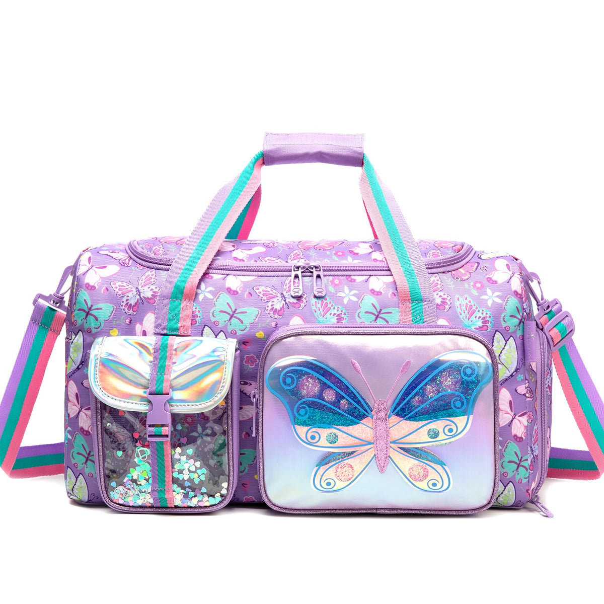 Kids Duffle Bag Boys Overnight Bag for Kids Weekender Travel Bags for Boys Sports Gym Tennis Bags with Shoe Compartment
