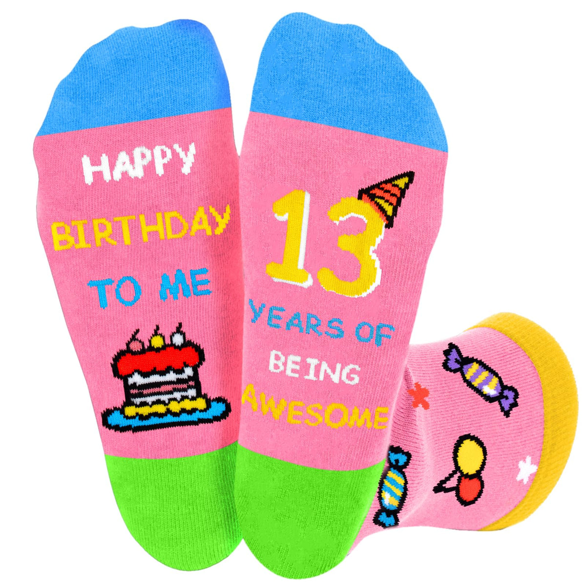 Shintrend Birthday Gifts for Girls 10-13 – Funny Socks for Tween Girls, Cute 10th 11th 12th 13th Birthday Present Gift Ideas