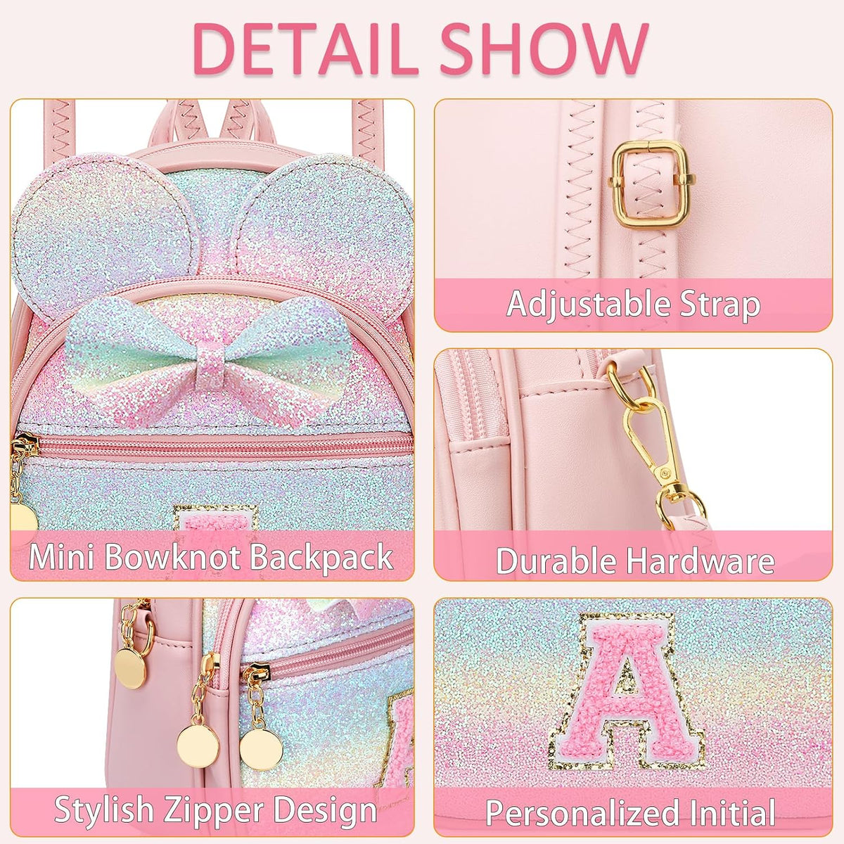 KKXIU Birthday Gift for Toddler Girls Mini Backpack Purse for Kids