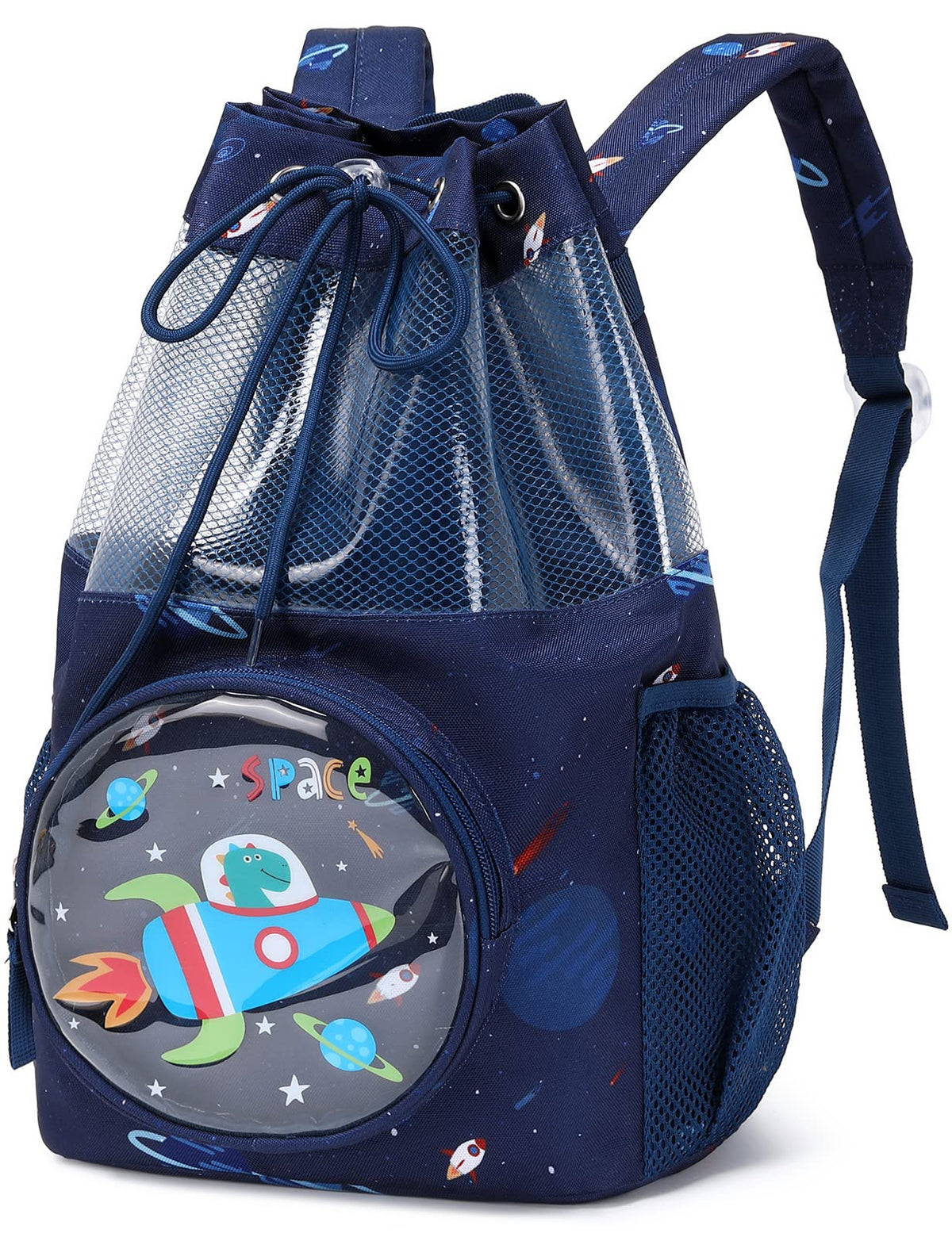 mygreen Drawstring Backpack Gym Cinch Bag for Swim Beach Sports Waterproof for Kids